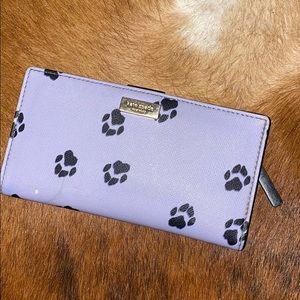 Kate Spade Wallet Paw prints 🐾